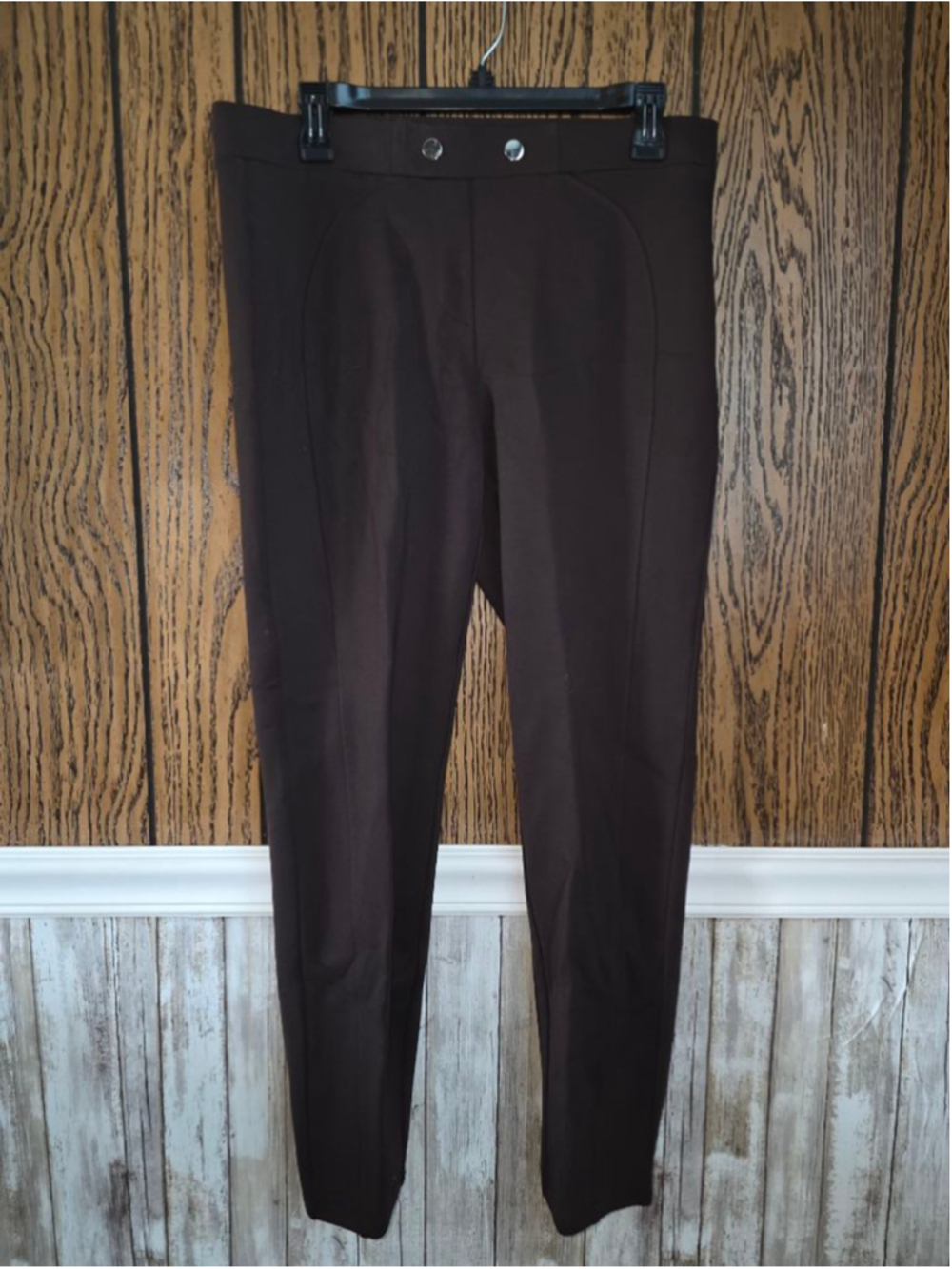 Women's Rafaella Brown Comfort Trousers Size 10 NWOT